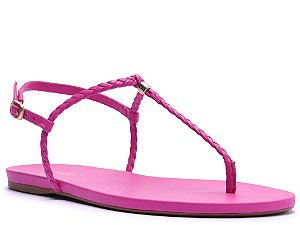 Arezzo - Sandália Rasteira Pink
