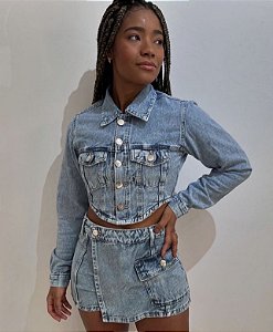 BLD - Jaqueta Jeans Claro