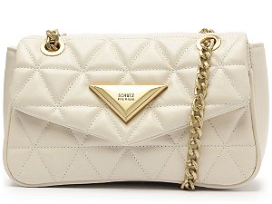 Schutz - Bolsa Grande Couro Matelassê Branca