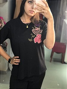 Maria Flor - Blusa Bordada