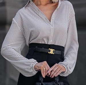 Maria Flor - Camisa Vichy