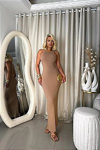 Groovy  - Vestido Longo Allure Nude