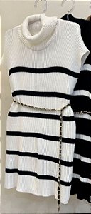 Roma - Vestido Tricot Listras