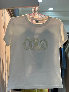 Roma  - T-Shirt Coco c/ Aplicações