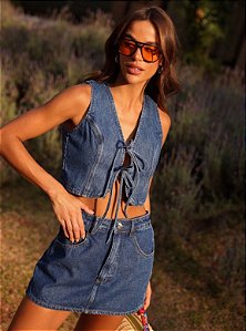 Alcance Jeans - Colete Brisa Amarração