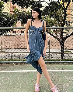 Manacá - Vestido Midi Detalhes