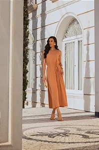 Roma - Vestido Anamara Bege