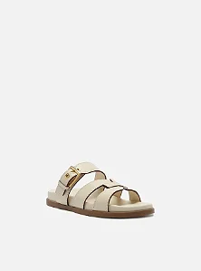 Arezzo - Papete Couro Off White