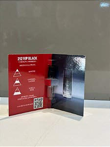Perfume Masculino - Flaconete 212 Vip Black EDP 1,5ML