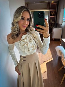 Lemise  - Cropped Flor