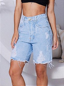 Ozzo Jeans  - Bermuda Destroyed Clara