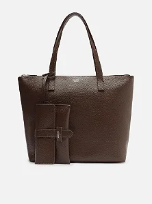Arezzo - Bolsa Shopping Marrom Dark