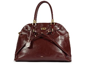 Schutz - Bolsa Tote Grande Lorena Soft Couro Cranberry