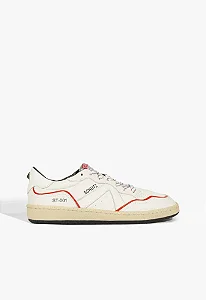 Schutz - Tênis Couro Branco  Red