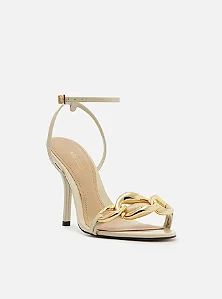 Arezzo - Sandália Verniz Off White