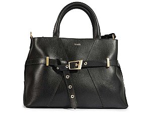 Schutz - Bolsa Tote Janet Couro Preta