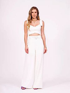Flor Linda - Calça Pantalona Ravena