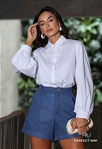 Perfect Way - Camisa com Botoes Off