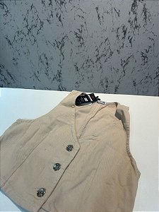 BLD - Colete Jeans Areia