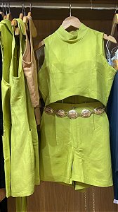 Anne Fashion - Conjunto Verde Oliva