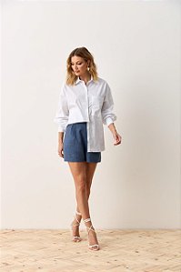 Flor Linda - Short Linho Bruna