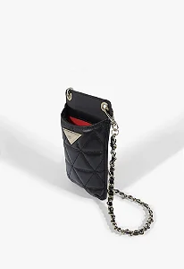 Schutz - Porta Celular Preto Couro