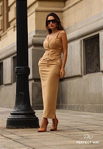 Perfect Way - Conjunto Blusa + Saia Maxi