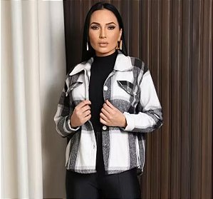 Roma - Camisa Xadrez Flanelada com Bolso