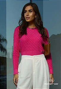 Perfect Way - Blusa Feminina Tricô