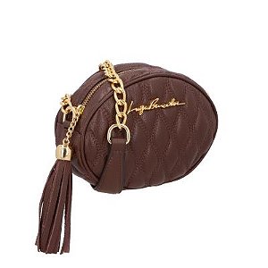 Luiza Barcelos - Bolsa Redonda em Couro