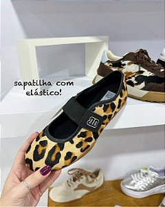 Bottero - Sapatilha Tênis Leopardo