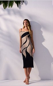 Charry - Vestido Midi Estampado