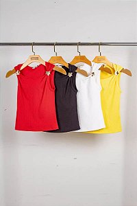 Kesses - Blusa Regata Malha