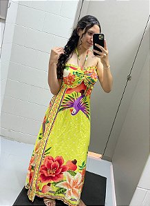 Roma - Vestido Longo Estampado
