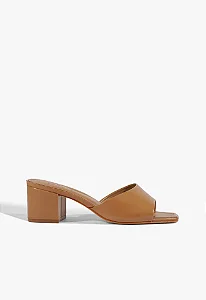 Schutz - Tamanco Mule Daisy Couro