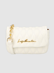 Luiza Barcelos - Bolsa CrossBody em Couro Off White