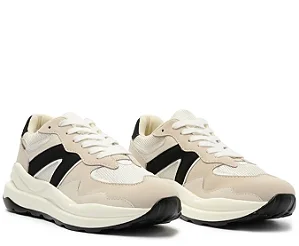 AnaCapri - Tênis Sporty Mia Bege/Preto