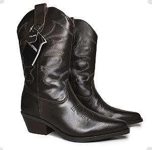 Bottero - Bota Western Couro Vecchio Pinhao