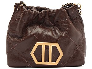 Arezzo - Bolsa TiraColo Pequena Coffe Esther