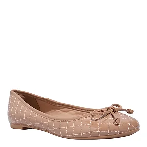 Santa Lolla - Sapatilha Verniz Nude Laço