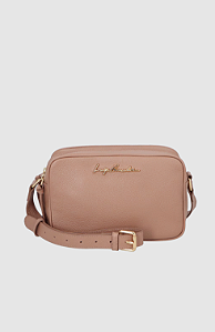 Luiza Barcelos - Bolsa TiraColo Bege Couro