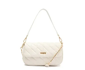 AnaCapri - Bolsa TiraColo Média Matelassê Branca