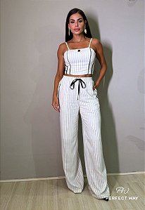 Perfect Way - Calça Feminina Off White