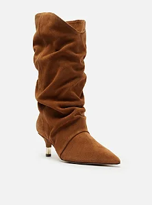 Arezzo - Bota Marrom Camurça