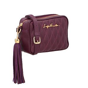 Luiza Barcelos - Bolsa Pequena Em Couro Vinho