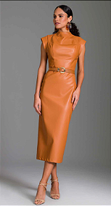 Charry - Vestido Super Midi Liso