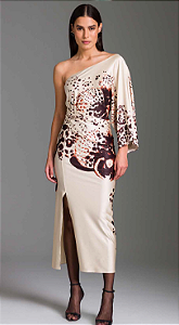 Charry - Vestido Super Midi Jardin Inconnu