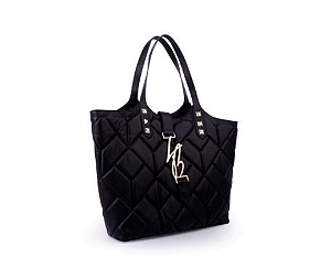 Luiza Barcelos - Bolsa Boho LB Grande Preta