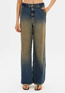 My Favorite Things - Calça Jeans Wide Leg Cintura Média