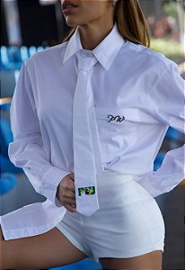 Perfect Way - Camisa Over Bol Off White